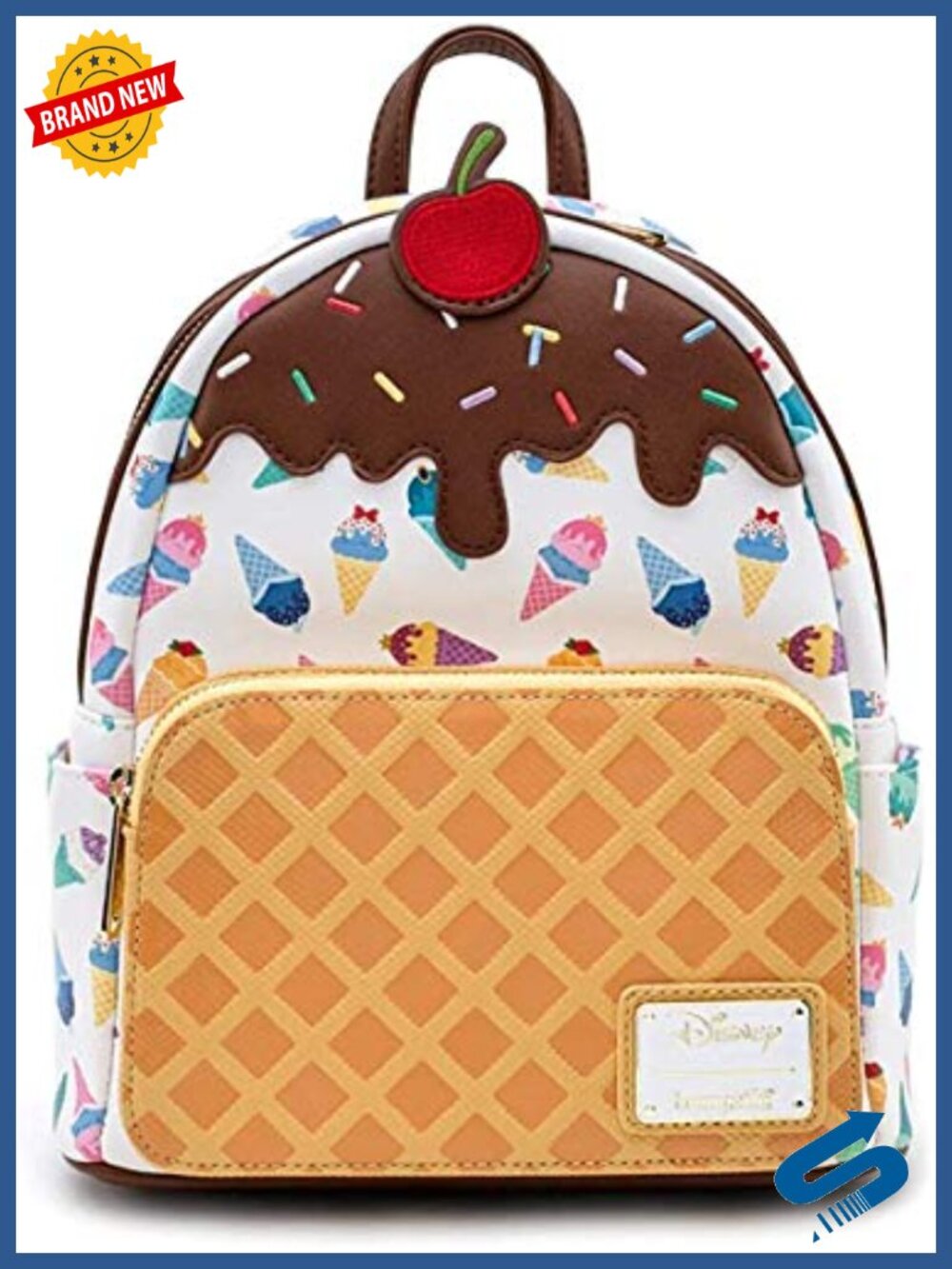 Loungefly Disney Princess Ice Cream Mini-Backpack Faux Leather Daypack